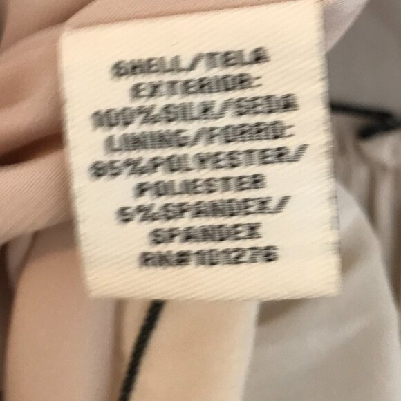 eci NEW YORK dress mini women's S/M silk beige/black tiered boho hippie Y2K - Picture 8 of 9